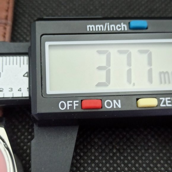 Vintage 1979 Citizen Automatic Mens Silver Watch W/daydate & leather Strap - Picture 7 of 8